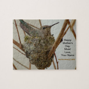 Mother Hummingbird Puzzle by Blue Beach Song