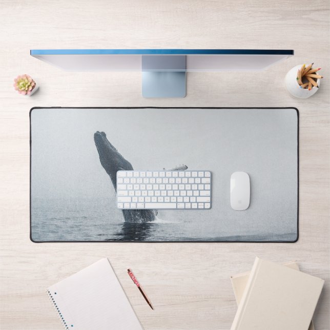 Mother Humpback Whale Desk Mat (Office 1)