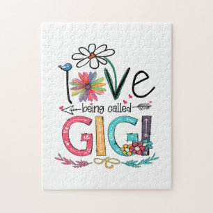 Mother I Love Being Called Gigi Sunflower Birthday Jigsaw Puzzle