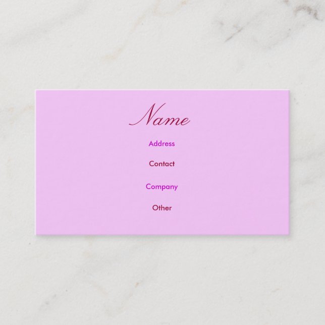 Mother I Profile Card (Front)