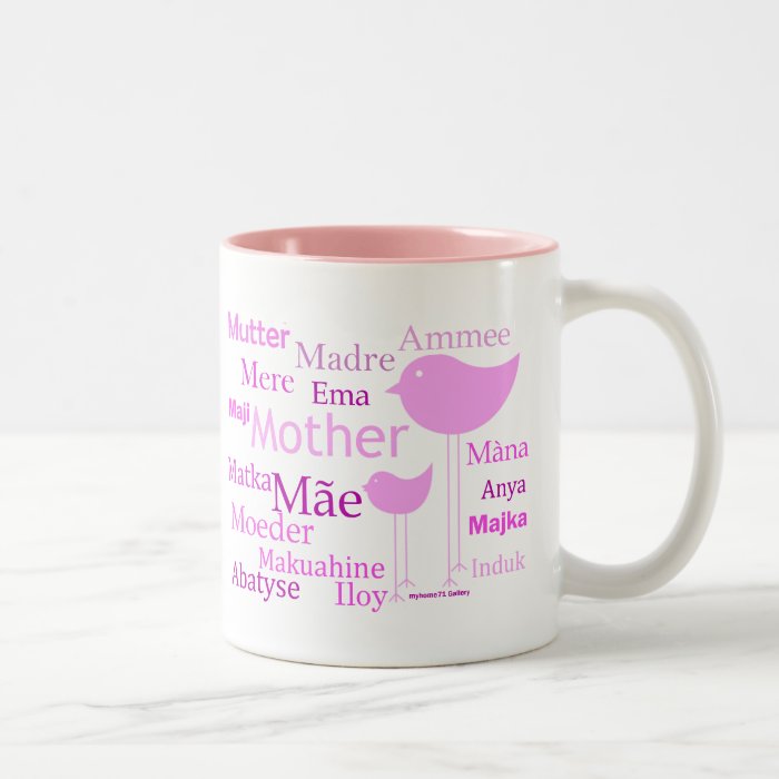 Mother in different languages mug