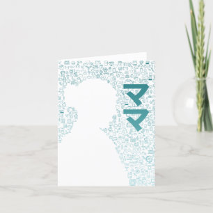 Mother in Japanese Character (Katakana) Letterpress Thank You Card