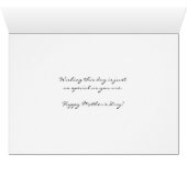 Mother-in-Law Day White Cherry Blossoms Card (Inside Horizontal (Bottom))