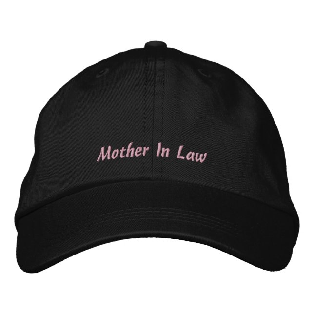 Mother In Law Embroidered Baseball Hat (Front)