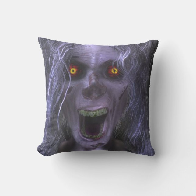 Mother In Law Ghost Throw Pillow (Front)