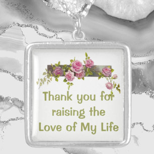Mother-in-Law Gift: Appreciation with Elegance Silver Plated Necklace