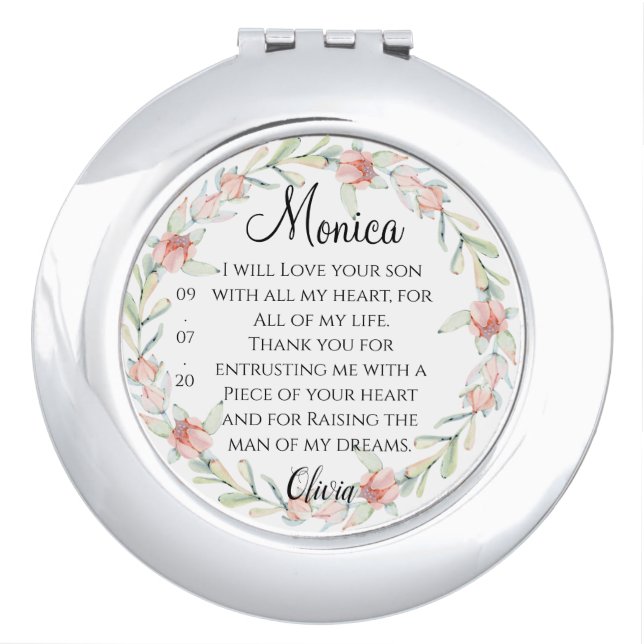 Mother In Law Gift Compact Mirror (Front)