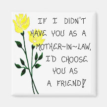 Mother-in-Law Gift Magnet