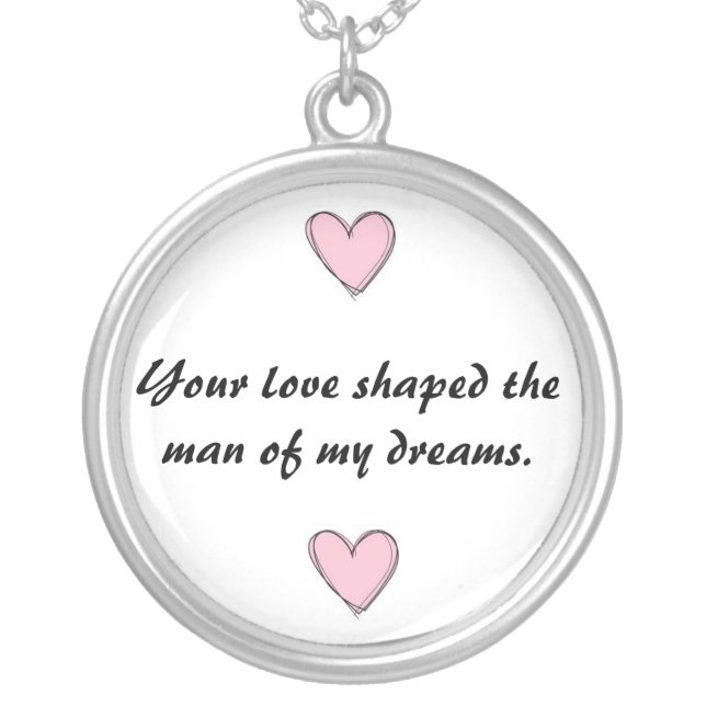 Mother-in-law gift necklace (Front)