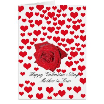 Mother In Law  Happy Valentine's Day Roses by therosegarden at Zazzle