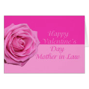 Mother In Law  Happy Valentine's Day Roses at Zazzle