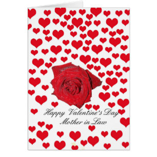 Mother in Law Happy Valentine's Day Roses Cards