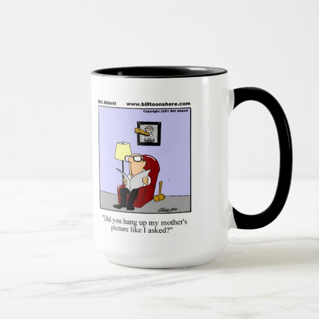 Mother-In-Law Humor Mug Gift for Him (Right)