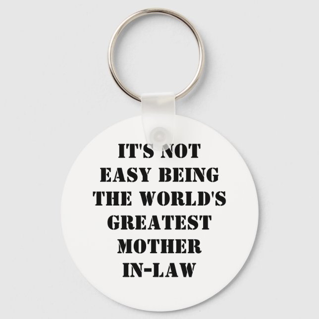 Mother-In-Law Keychain (Front)
