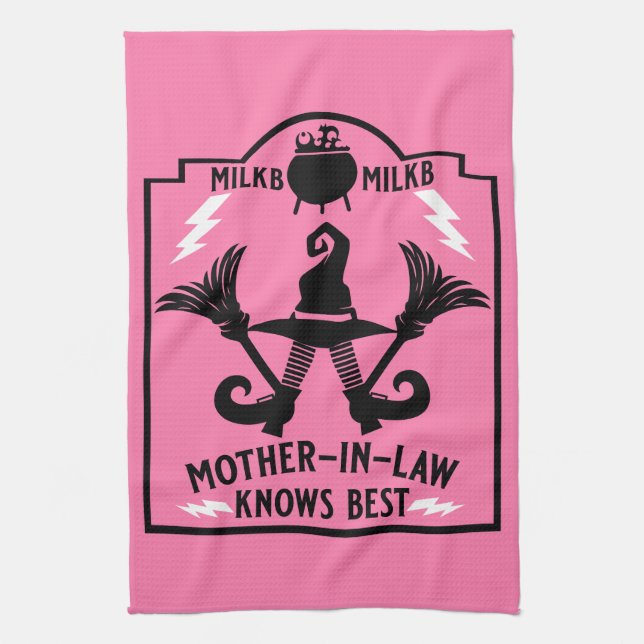  Mother-In-Law Knows Best Kitchen Towel (Vertical)