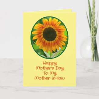 Mother-in-law Mother's Day card