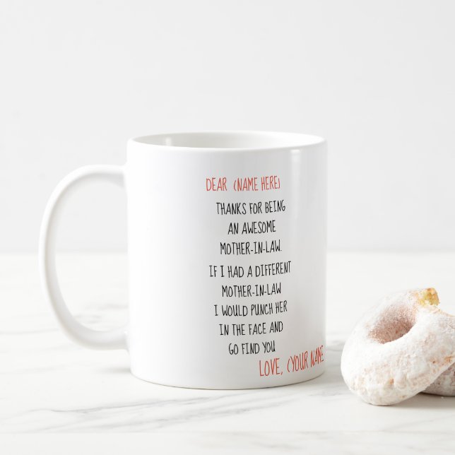 Mother-in-law Mug (With Donut)