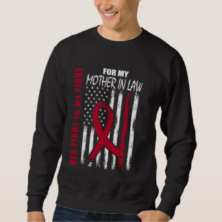 Mother In Law Multiple Myeloma Awareness American  Sweatshirt