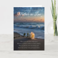 Mother in Law Sympathy Condolences Rose Beach
