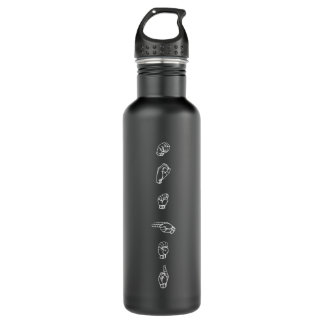 "Mother" in Sign Language Stainless Steel Water Bottle