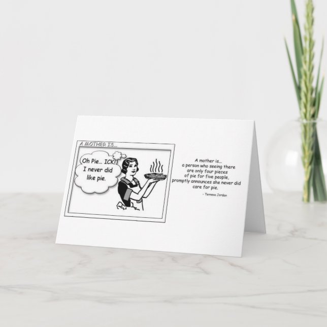 Mother is. card (Front)