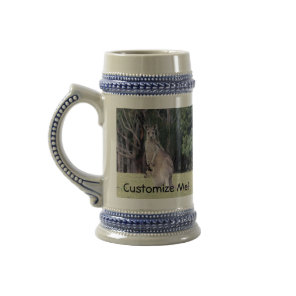 Mother Kangaroo with Baby Joey in Her Pouch Beer Stein