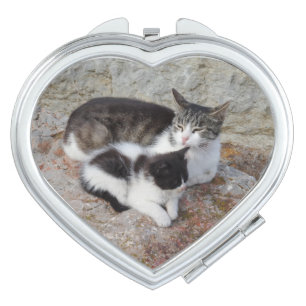 Mother & Kid Heart Compact Mirror