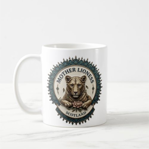 Mother Lioness. Scotland Coffee Mug