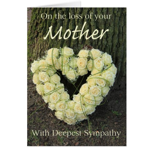 Loss Of Mother Sympathy Cards, Loss Of Mother Sympathy Card Templates ...