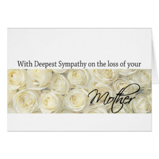 Sympathy On The Death Of Mother Cards - Greeting & Photo Cards | Zazzle