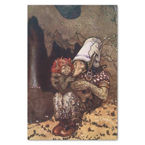 Mother Love by John Bauer Tissue Paper