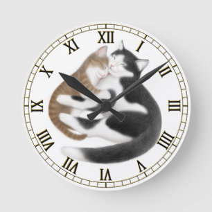 Mother Love Cats Wall Clock