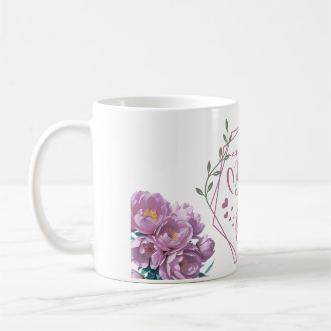 Mother Love Modern Design  Coffee Mug (Left)