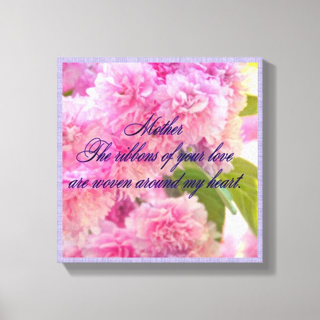 Mother Love Stretched Canvas Print (Front)