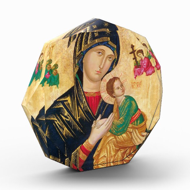 Mother Madonna of Perpetual Help Jesus Photo Block (Left)