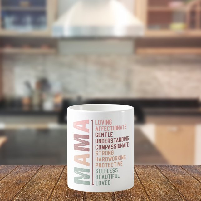 Mother mama word art love coffee mug (Creator Uploaded)