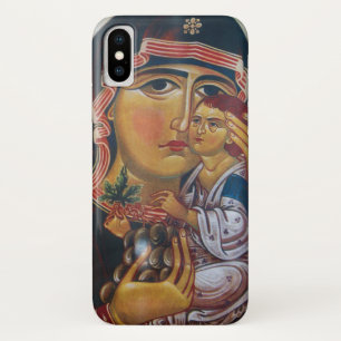 Mother Mary And Jesus Art iPhone X Case