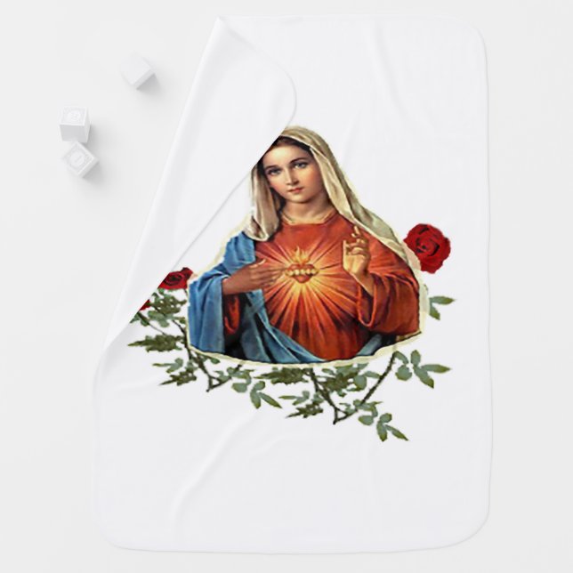 Mother MAry Baby Blanket (In Situ)