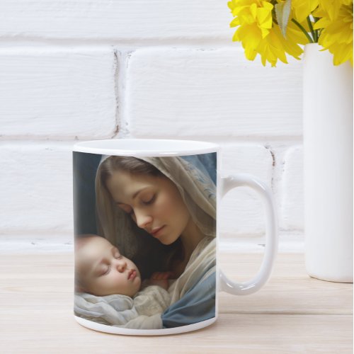 Mother Mary Blessing version 11 Coffee Mug