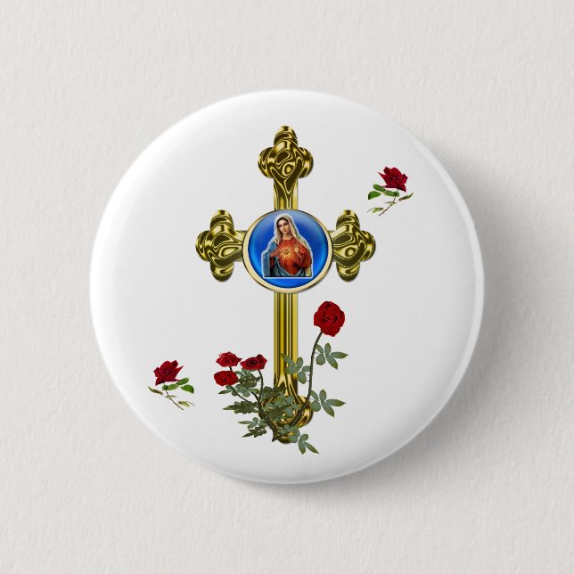 Mother Mary Button (Front)