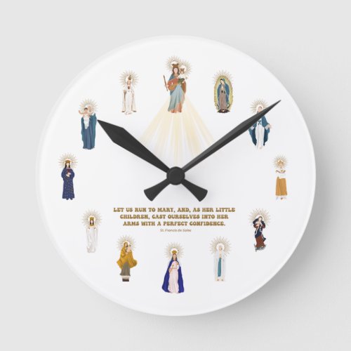 Mother Mary Clock