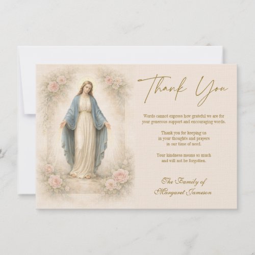 Mother Mary Floral Sympathy Funeral Memorial