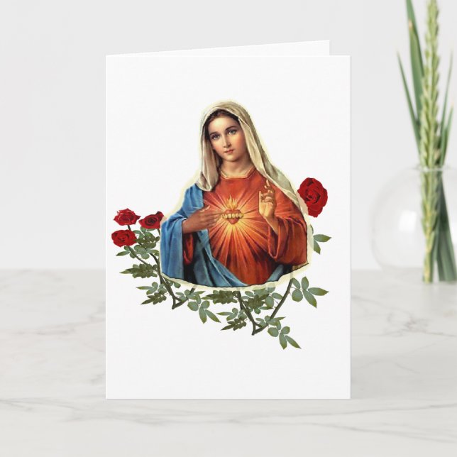 Mother MAry Holiday Card (Front)