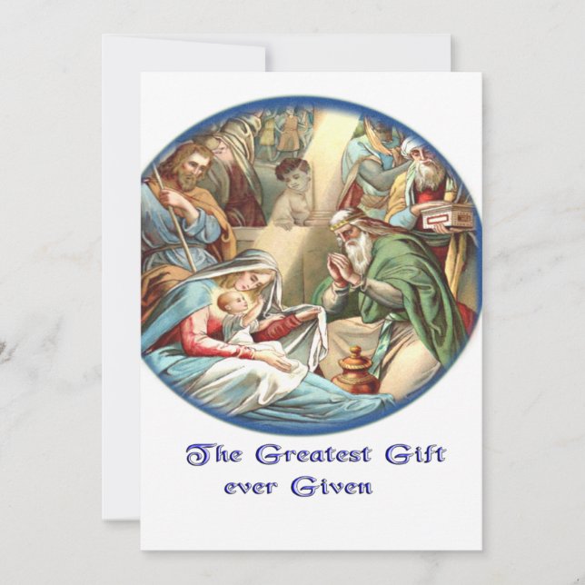 Mother Mary Holiday Card (Front)
