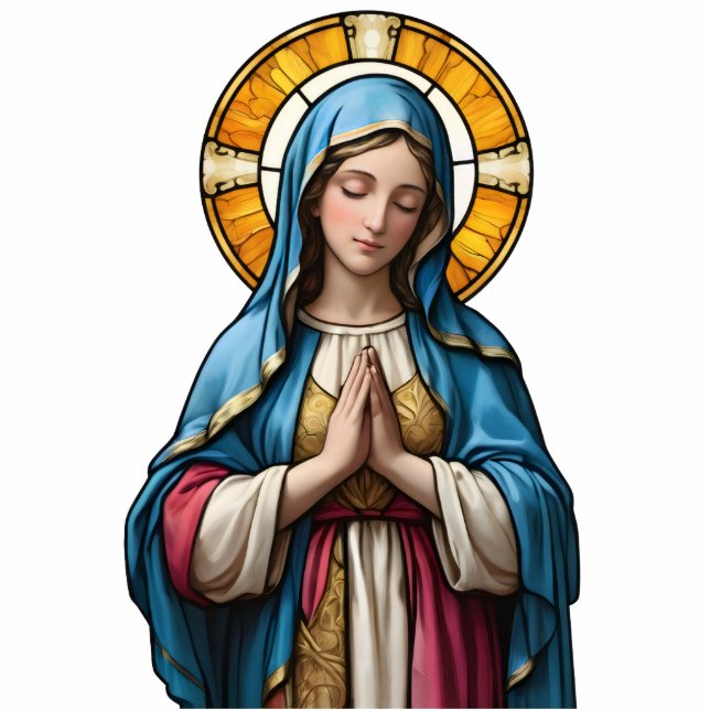 Mother Mary in Prayer Virgin Mary Praying 2DStatue Cutout (Front)