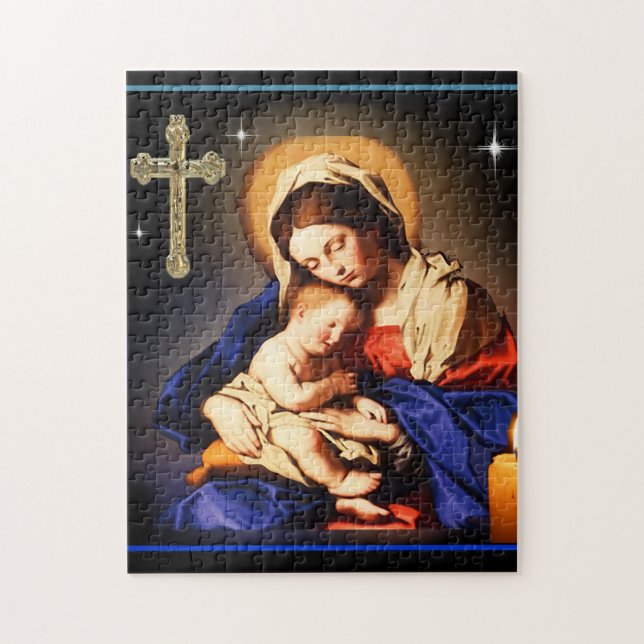 Mother Mary Jigsaw Puzzle (Vertical)