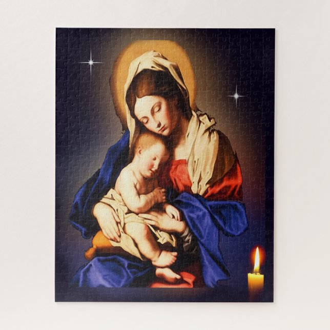 Mother Mary Jigsaw Puzzle (Vertical)