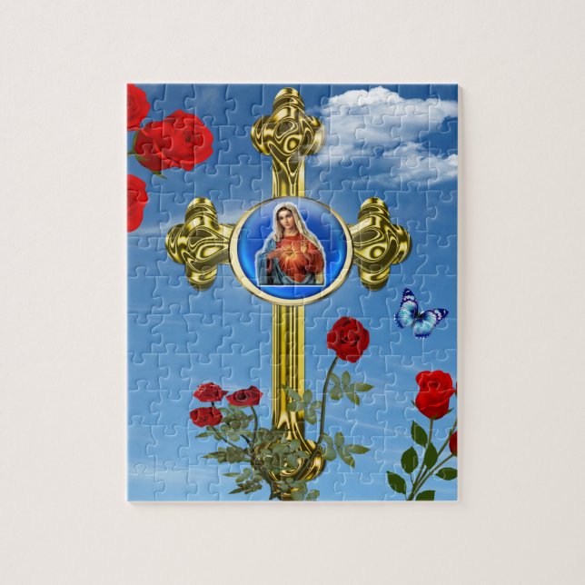 Mother MAry Jigsaw Puzzle (Vertical)