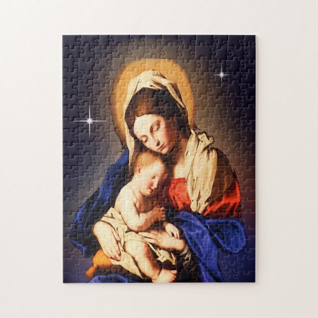 Mother Mary Jigsaw Puzzle (Vertical)