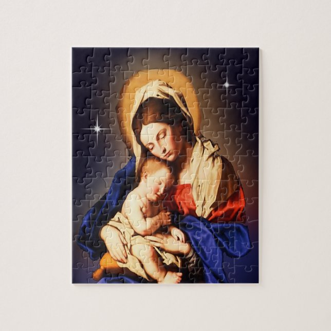 Mother Mary Jigsaw Puzzle (Vertical)